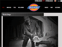 Tablet Screenshot of dickiesworkgear.com
